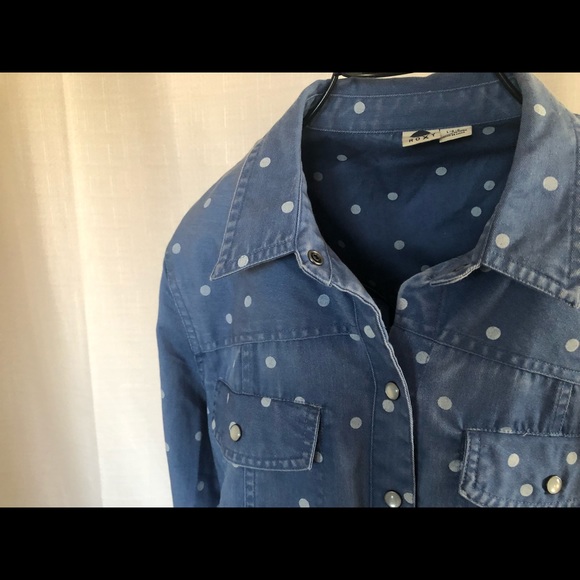 ROXY DENIM BUTTON UP - Picture 2 of 3